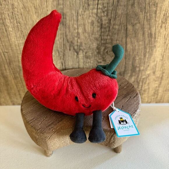 Jellycat Chili Pepper FAST SHIP NEW Amuseables - Picture 3 of 9